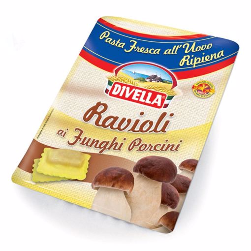 Immagine di RAVIOLI FUNGHI PORCINI DIVELLA 250 Gr