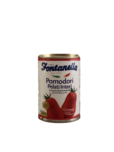 ECCOCIBO - Vivi nel presente  mangia con la mente. POMODORI PELATI  FONTANELLA 400 Gr